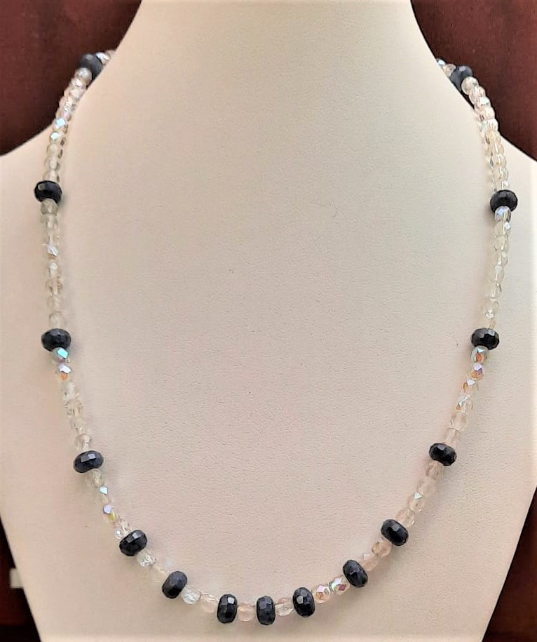 100 Perles En Cristal De Bohème 4mm Couleur Saphir - À Facettes, Pour Création